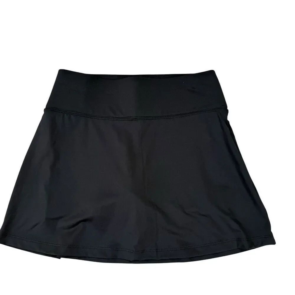 Prince women’s tennis match knit skirt black size XS NWT